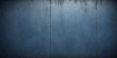 The primary subject of the image is a blue wall with a few white spots. The setting is a room with a blue wall, and the visual style is a photo. The dominant colors are blue and white, creating a calm and serene atmosphere.