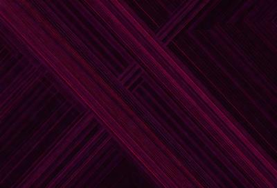 The primary subject of the image is a close-up of a red and purple patterned fabric. The setting is a patterned surface, possibly a wall or a piece of clothing. The visual style appears to be a digital art or illustration, as the colors and patterns are intricate and detailed. The dominant colors in the image are red and purple, creating a bold and vibrant atmosphere.