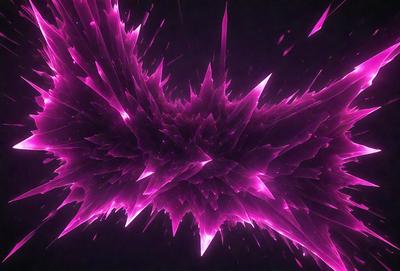 The primary subject of the image is a pink, purple, and white swirling pattern. The setting is a dark background, which contrasts with the vibrant colors of the swirling pattern. The visual style appears to be a digital art or illustration, as the swirls are intricately detailed and the colors are rich and saturated. The overall atmosphere of the image is lively and energetic, with the swirling pattern evoking a sense of movement and dynamism.