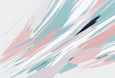 The primary subject of the image is a painting or digital artwork featuring a colorful, abstract design. The setting is a white background, which provides a clean and minimalist appearance. The visual style is a mix of digital art and painting, creating a unique and artistic representation. The colors and mood of the image are vibrant and lively, with a focus on the various shades and hues that make up the abstract design.