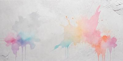 The primary subject of the image is a painting of a colorful splash, with a white background. The painting appears to be a digital art or illustration, as it is not a photo. The colors and mood of the painting are vibrant and lively, with the various colors of the splash creating a dynamic and energetic atmosphere.