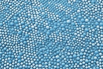 The primary subject of the image is a blue background with a pattern of white bubbles. The setting appears to be a blue ocean or a deep blue sky. The visual style of the image is a digital art or illustration, as it features a detailed and intricate pattern of white bubbles. The colors and mood of the image are predominantly blue, creating a calm and serene atmosphere.