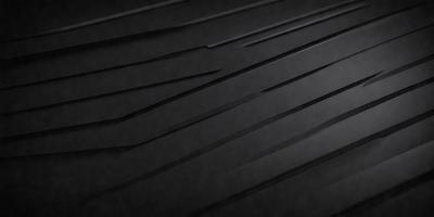 The primary subject of the image is a close-up of a knife. The knife is made of metal and has a black handle. The setting is a dark background, which emphasizes the knife's shape and design. The visual style is a close-up, focusing on the details of the knife. The colors in the image are predominantly black, giving the image a moody and dramatic atmosphere.