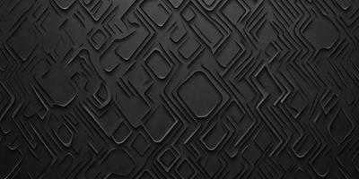 The primary subject of the image is a black and white patterned wallpaper. The setting is a black background, and the visual style is a patterned design. The dominant colors are black and white, creating a classic and timeless atmosphere.