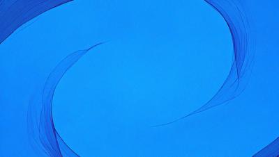 The primary subject of the image is a blue background with a white line. The setting is a blue sky, and the visual style is a digital art or illustration. The colors and mood of the image are predominantly blue and calm, creating a serene atmosphere.