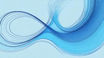 The primary subject of the image is a blue wave, which is the main focus of the scene. The wave is depicted in a digital art style, giving it a modern and visually appealing appearance. The setting is a blue background, which complements the blue wave and adds to the overall atmosphere of the image. The colors and mood of the image are predominantly blue, creating a sense of calmness and tranquility.