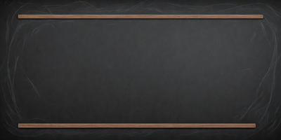 The primary subject of the image is a blackboard with a chalkboard surface. The setting is a classroom or a similar educational environment. The visual style is a photo of the blackboard, capturing the chalkboard surface and its surroundings. The colors and mood of the image are predominantly dark, with the blackboard being the main focus.