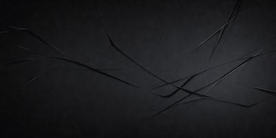 The primary subject of the image is a black background with a pattern of thin, curved lines. The setting is a dark room, and the visual style appears to be a digital art or illustration. The colors and mood of the image are predominantly dark and moody, with the black background and the thin, curved lines creating a sense of depth and intrigue.