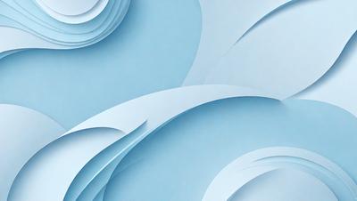 The primary subject of the image is a blue and white paper sculpture, which appears to be a piece of art or a decoration. The setting is a blue background, which complements the colors of the paper sculpture. The visual style is a combination of digital art and illustration, as the paper sculpture is created using paper and appears to be a three-dimensional representation. The colors and mood of the image are predominantly blue and white, giving it a calm and serene atmosphere.