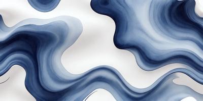 The primary subject of the image is a blue and white painting or drawing of a face. The setting is a white background, which provides a clean and minimalist appearance. The visual style is a combination of digital art and illustration, as it appears to be a digital painting or drawing. The colors and mood of the image are predominantly blue and white, creating a calm and serene atmosphere.