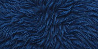 The primary subject of the image is a blue, furry, and fluffy surface. The setting is a close-up of the surface, which appears to be a textured fabric or a blue carpet. The visual style is a detailed, up-close view of the blue material. The colors and mood of the image are predominantly blue, creating a calm and soothing atmosphere.