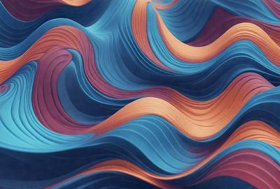 The primary subject of the image is a blue and orange swirl pattern, which appears to be a digital art or illustration. The setting is a blue and orange background, creating a vibrant and lively atmosphere. The visual style is a combination of digital art and illustration, with the swirl pattern being the main focus of the image. The colors and mood convey a sense of energy and movement, as the swirl pattern is dynamic and eye-catching.