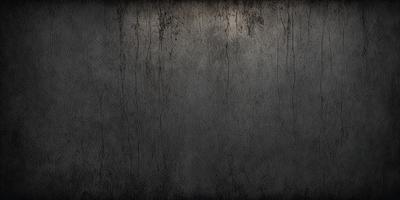 The primary subject of the image is a wall with a textured surface. The setting is a room with a gray wall, and the visual style is a black and white photo. The dominant colors are gray and black, creating a moody atmosphere.