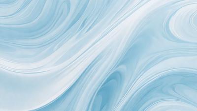 The primary subject of the image is a large, swirling mass of white and blue water. The setting is a vast, open body of water, with no visible land or other objects. The visual style is a combination of digital art and illustration, creating a dynamic and fluid appearance. The dominant colors are white and blue, giving the scene a serene and calming atmosphere.