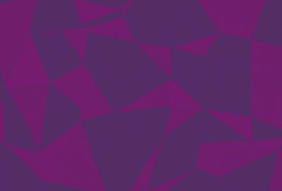 Purple, geometric patterned wallpaper.