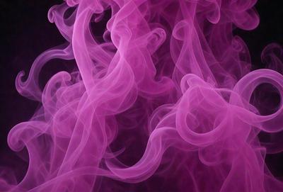 The primary subject of the image is a purple smoke or fog, which is the main object, scene, or focus of the image. The setting or background is a dark background, which contrasts with the purple smoke. The visual style of the image is a digital art or illustration, as it is a computer-generated or digitally created image. The colors and mood of the image are predominantly purple, creating a moody and atmospheric scene.