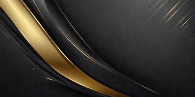The primary subject of the image is a close-up of a gold and black pattern. The setting is a black background, and the visual style appears to be a digital art or illustration. The dominant colors are gold and black, creating a bold and striking appearance.