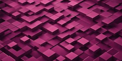 The primary subject of the image is a large, intricate, and colorful pattern made up of many small squares. The pattern is predominantly pink, creating a visually striking and vibrant scene. The setting or background of the image is a wall, which serves as the surface for the pattern. The visual style of the image is a combination of digital art and illustration, showcasing the artist's skill in creating a complex and detailed design. The colors and mood of the image are lively and energetic, with the pink hue evoking a sense of warmth and positivity.