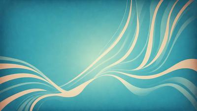The primary subject of the image is a blue background with a white and blue swirl pattern. The setting is a blue sky, and the visual style is a digital art or illustration. The dominant colors are blue and white, creating a calm and serene atmosphere.