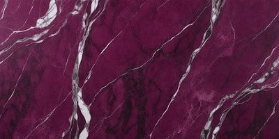 The primary subject of the image is a marbled wall with a purple hue. The setting is a room with a purple marbled wall as the main focus. The visual style is a close-up of the marbled wall, showcasing its intricate patterns. The colors and mood of the image are predominantly purple, creating a calm and elegant atmosphere.