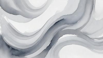 The primary subject of the image is a painting of a blue and white ocean wave. The setting is a white background, which provides a clean and minimalist appearance. The visual style is a combination of digital art and illustration, creating a unique and artistic representation of the ocean wave. The dominant colors are blue and white, which evoke a sense of calmness and tranquility.