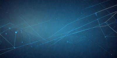 The primary subject of the image is a blue background with a pattern of blue lines. The setting appears to be a dark room, and the visual style is a digital art or illustration. The dominant colors are blue, and the overall atmosphere is calm and serene.