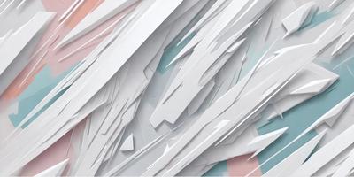 The primary subject of the image is a white paper or cardboard, which is the main object, scene, or focus of the image. The setting or background consists of a blue and pink gradient, creating a visually appealing and colorful environment. The visual style of the image is a combination of digital art and illustration, as it appears to be a creative and artistic representation of the paper. The colors and mood of the image are predominantly white and pink, giving it a clean, fresh, and vibrant atmosphere.