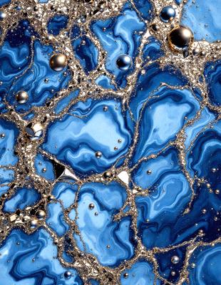 The primary subject of the image is a close-up of a blue and white swirling pattern, which appears to be a blue and white swirl. The setting is a blue and white swirl, and the visual style is a close-up of the swirl. The colors and mood of the image are predominantly blue and white, creating a visually appealing and calming atmosphere.