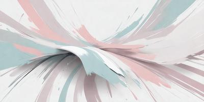 The primary subject of the image is a painting or drawing of a swirling, colorful design. The setting is a white background, which provides a clean and uncluttered appearance. The visual style is a combination of digital art and illustration, as the swirling design appears to be a blend of both. The colors and mood of the image are vibrant and lively, with a mix of pink, blue, and white hues that create a sense of movement and energy.