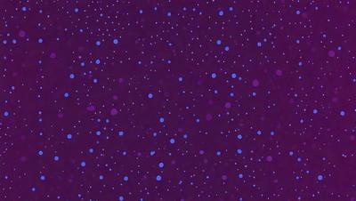 The primary subject of the image is a purple background with a pattern of blue dots. The setting appears to be a space or a celestial environment, as the background is filled with blue dots. The visual style of the image is a digital art or illustration, as the blue dots are arranged in a visually appealing manner. The colors and mood of the image are predominantly purple and blue, creating a sense of calmness and tranquility.