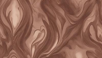 The image features a brown and white patterned surface, possibly a wallpaper or a textured fabric. The primary subject is a close-up of the pattern, showcasing the intricate design and texture. The setting is indoors, with the patterned surface being the main focus of the image. The visual style is a combination of artistic and natural elements, creating a unique and eye-catching design. The colors and mood of the image are warm and inviting, with the brown and white tones evoking a sense of comfort and coziness.