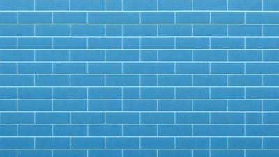 The primary subject of the image is a blue brick wall. The setting is a room with a blue brick wall as the main focus. The visual style is a photo of the blue brick wall. The dominant colors are blue and white, creating a calm and soothing atmosphere.