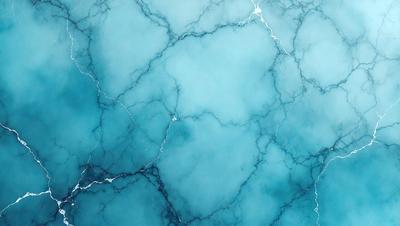 The primary subject of the image is a blue and white marbled surface, which appears to be a wall or a piece of art. The setting is a room with a blue and white color scheme. The visual style is a close-up of the marbled surface, showcasing its intricate patterns. The colors and mood of the image are predominantly blue and white, creating a calm and serene atmosphere.
