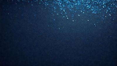 The primary subject of the image is a blue background with a pattern of blue glitter. The setting is a dark blue background, and the visual style is a digital art or illustration. The dominant colors are blue and glitter, creating a calm and serene atmosphere.