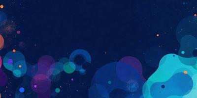 The primary subject of the image is a blue background with a pattern of circles and swirls. The setting is a dark, starry night, with the background featuring a starry sky. The visual style is a combination of digital art and illustration, creating a unique and captivating scene. The colors and mood of the image are predominantly blue, with the swirls and circles adding a touch of vibrancy and energy to the overall atmosphere.