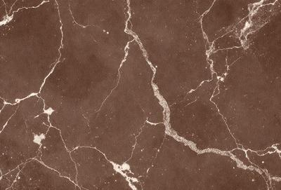 The image features a brown marble wall with a pattern of white dots. The wall appears to be textured and has a unique design. The primary subject of the image is the marble wall, which serves as the main focus of the scene. The setting is indoors, likely in a room with a distinctive ambiance. The visual style of the image is a combination of photo and digital art, creating a realistic yet artistic representation of the marble wall. The colors and mood of the image are warm and earthy, with the brown marble and white dots creating a sense of depth and intrigue.