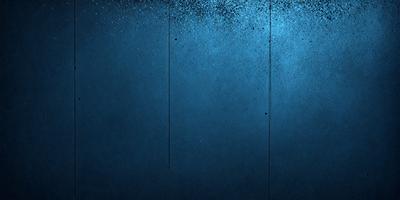 The primary subject of the image is a blue wall with a few black dots on it. The setting is a room with a blue background. The visual style is a close-up of the wall, and the colors and mood are predominantly blue and somewhat dark.
