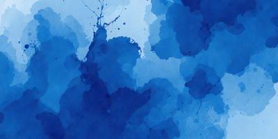 The primary subject of the image is a blue background with a few white clouds. The setting appears to be a painting or a digital artwork, as the clouds are depicted in a more artistic manner than in a photograph. The visual style is a mix of digital art and traditional painting, creating a unique and captivating atmosphere. The dominant colors are blue and white, with the blue background and the white clouds, which contribute to a calm and serene mood.