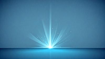 The primary subject of the image is a bright light, possibly a light bulb or a star, shining in a dark blue sky. The setting is a night sky, with the light source being the main focus of the scene. The visual style appears to be a digital art or illustration, as the light source is depicted as a bright, glowing object. The colors and mood of the image are predominantly dark and moody, with the bright light source contrasting against the dark blue sky.