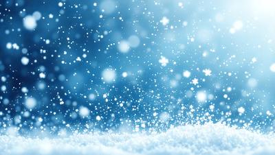 Primary subject: Snowflakes
Setting/background: Sky
Visual style: Photo
Colors and mood: Blue and white