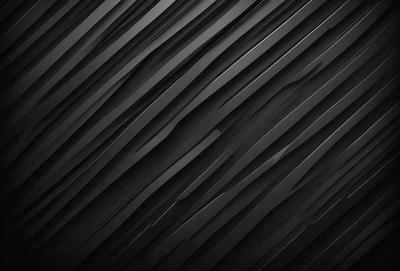 The primary subject of the image is a black and white patterned wall. The setting is a black background, and the visual style is a patterned wall. The dominant colors are black and white, creating a bold and striking atmosphere.
