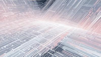 The primary subject of the image is a futuristic, digital art-like scene featuring a brightly lit tunnel with a pink background. The setting is a tunnel-like structure, and the visual style is a combination of digital art and illustration. The colors and mood of the image are predominantly pink, creating a vibrant and energetic atmosphere.