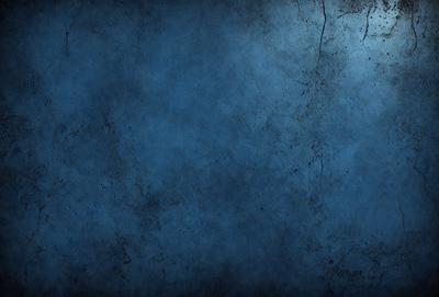 The primary subject of the image is a blue wall with a textured surface. The setting is a room with a blue wall, and the visual style is a photo. The dominant colors are blue and gray, creating a calm and soothing atmosphere.