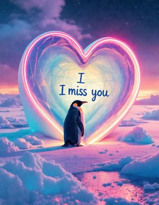 Primary subject: A penguin standing in a heart-shaped snowy area.

Setting/background: The penguin is standing on a snow-covered ground, with a heart-shaped snowy area surrounding it.

Visual style: The image is a digital artwork, featuring a penguin in a heart-shaped snowy area.

Colors and mood: The image has a warm and cozy atmosphere, with the penguin standing in a heart-shaped snowy area, surrounded by a snow-covered ground.
