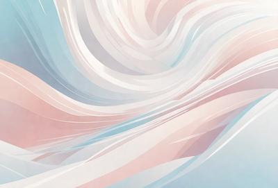 The primary subject of the image is a large, swirling, and colorful wave. The wave is depicted in a digital art style, with a mix of blue, pink, and white colors. The setting is a vast, open space, and the background features a sky with clouds. The overall atmosphere of the image is dynamic and vibrant, capturing the essence of the ocean's power and beauty.