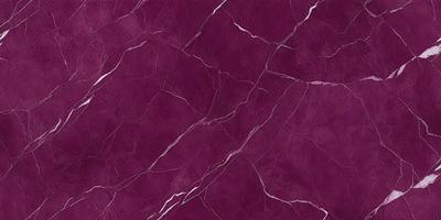 The primary subject of the image is a purple marble wall with a pattern of white veins. The setting is a room with a purple marble floor. The visual style is a close-up of the marble wall, showcasing its unique texture and design. The colors and mood of the image are predominantly purple and dark, creating a sense of elegance and sophistication.