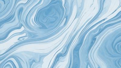 The primary subject of the image is a blue and white patterned surface, which appears to be a marbled or textured material. The setting is a blue ocean, creating a serene and calming atmosphere. The visual style is a combination of a photo and digital art, as the image is a close-up of the patterned surface, with a hint of digital manipulation. The dominant colors are blue and white, creating a sense of tranquility and beauty.