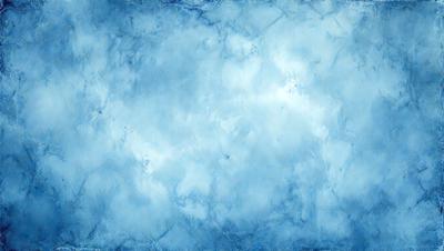 The primary subject of the image is a blue background with white clouds. The setting is a cloudy sky, and the visual style is a painting or drawing. The colors and mood are predominantly blue and white, creating a calm and serene atmosphere.