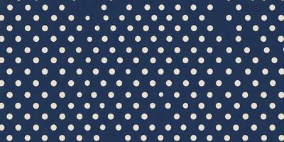 The primary subject of the image is a blue background with white polka dots. The setting is a patterned fabric, and the visual style is a digital art or illustration. The dominant colors are blue and white, creating a calm and soothing atmosphere.