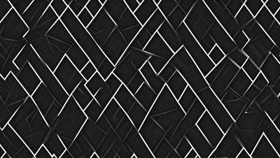 The primary subject of the image is a black and white patterned wallpaper. The setting is a black background, which contrasts with the patterned wallpaper. The visual style is a patterned design, which gives the image a unique and artistic appearance. The colors and mood of the image are predominantly black and white, creating a classic and timeless atmosphere.